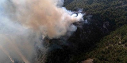 Karabük’te orman yangını çıktı