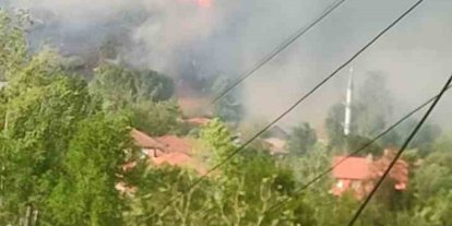 Bartın’da orman yangını: Alevler rüzgarın etkisiyle yerleşim yerini tehdit ediyor