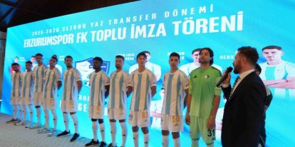 Erzurumspor’da yeni transferler tanıtıldı