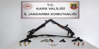 Kars’ta silah operasyonu