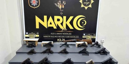 Kilis’te tır ve evlerde silah ile kaçak sigara ele geçirildi: 1 tutuklama