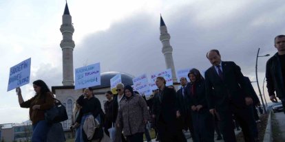 ETÜ’de, Kadına yönelik şiddete karşı farkındalık yürüyüşü