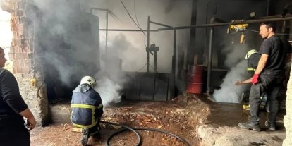 Sinop’ta sanayi sitesinde yangın paniği