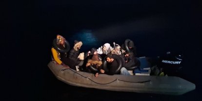 Aydın açıklarında 8 düzensiz göçmen kurtarıldı