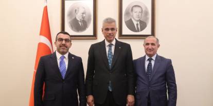 Çalkın ve Kapu'dan  Sağlık Bakanı Memişoğlu’na Ziyaret