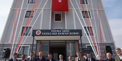 Fatma Aksu Yatılı Kız Kur’an Kursu açıldı