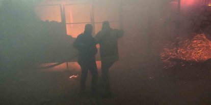 Besni’de konteyner yangını korkuttu