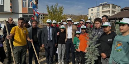 Sincik’te fidanlar toprakla buluştu