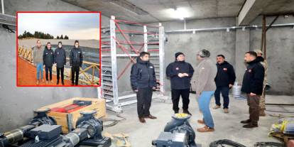 Vali Polat, Sarıkamış Kayak Merkezi’nde Suni Karlama Projesi Çalışmalarını İnceledi