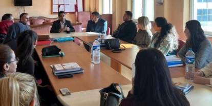 Kaymakam Aslantatar’dan Turizm Meslek Lisesi’ne Ziyaret