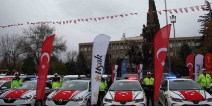 Uşak’ta emniyet ve jandarma teşkilatına 47 yeni araç
