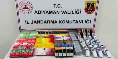 Adıyaman’da kaçak sigara operasyonu: 1 gözaltı