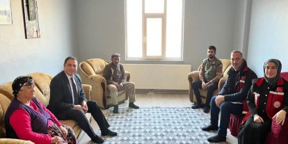 Kağızman’da şehit ve gazi aileleri ziyaret edildi