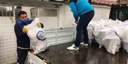 Büyükşehirden yakacak yardımı