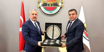 Bakan Yardımcısı Gürcan, DESOB Başkanı Ebedinoğlu ile bir araya geldi