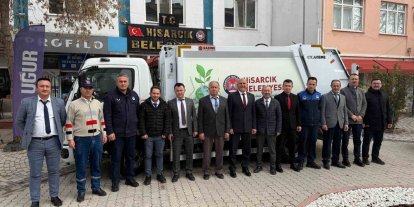 Hisarcık Belediyesi’ne yeni çöp toplama aracı