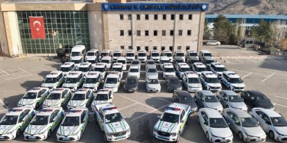 Çankırı İl Emniyet Müdürlüğü’ne 57 araç tahsis edildi