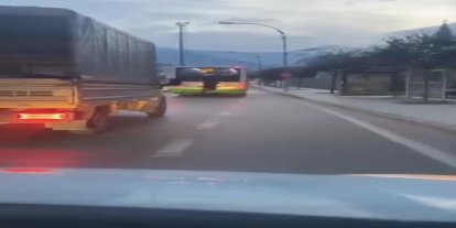 Trafikte tehlikeli anlar