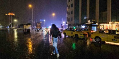 İstanbul’da beklenen sarı kodlu sağanak başladı