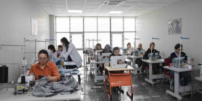 Mersin’de giyim üretim kurslarına büyük ilgi
