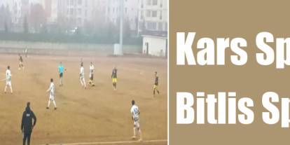 Kars 36 Spor 2 - Bitlis Spor 2
