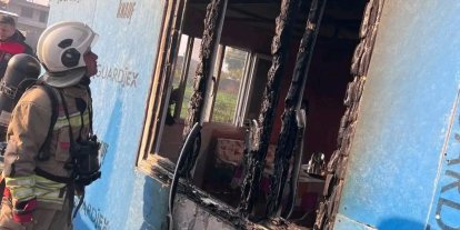 Antakya’da müstakil ev yandı