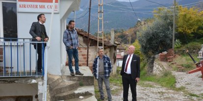 Başkan Kumral yapımı tamamlanan hizmet alanlarını yerinde inceledi