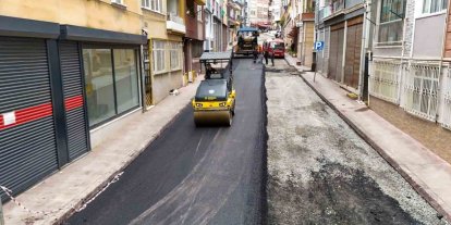 İlkadım’da sıcak asfalt çalışmaları