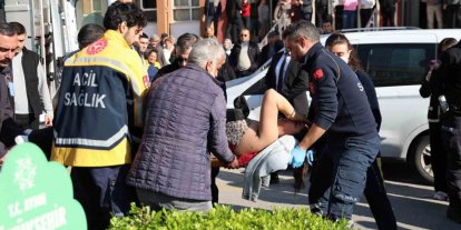 Saldırı anı an be an güvenlik kamerasına yansıdı