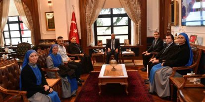 Santa Maria Katolik Kilisesi Episkoposu Antuan Ilgıt’tan Vali Yıldırım’a ziyaret