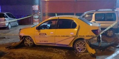 Bursa’da gasp edilen ticari taksi yarım saatlik kovalamacayla durduruldu