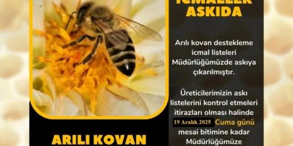 Söke’de arıcılara İcmal Listesi uyarısı