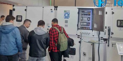 KBÜ öğrencileri iklimlendirme ve soğutma tesislerini yerinde inceledi