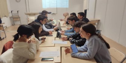 BŞEÜ’de İngilizce pratik etkinliği