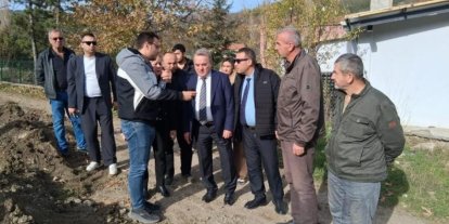 Bilecik’te Muratdere Köyü içmesuyu hattı incelendi