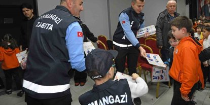 Osmangazi’de minikler zabıtanın görevlerini öğrendi