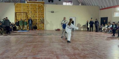 Sofular Ortaokulunda tekvando rüzgarı