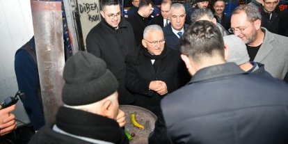 Başkan Büyükkılıç’tan Hal Kompleksi’ne sabah mesaisi