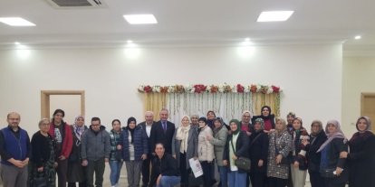 Cami, engelli buluşması gönülleri birleştirdi