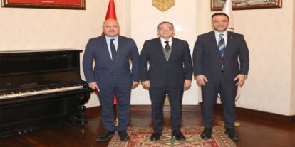 Vali Ziya Polat, AK Parti heyetini makamında ağırladı