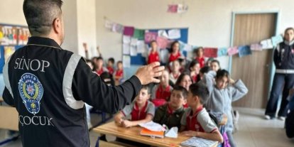 Sinop’ta öğrencilere ’güvenlik’ dersi