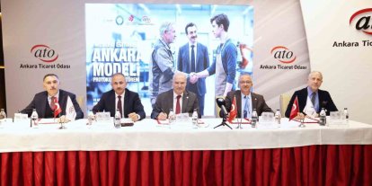 ATO’da ‘Mesleki Eğitimde Ankara Modeli’ için 5 kurumdan güç birliği