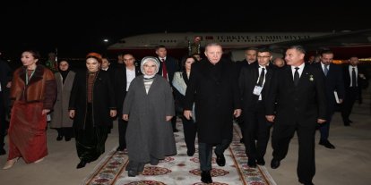 Cumhurbaşkanı Erdoğan Türkmenistan’da