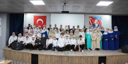 Üç aylar programında Ahıska Türkleri ve protokol bir araya geldi