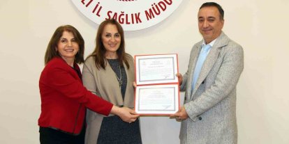 Denizli’de bebek dostu hastanelere teşekkür belgeleri verildi