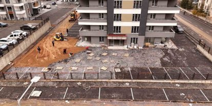 Melikgazi’de yaşam alanları modern görünüme kavuşuyor