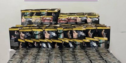 Jandarma kaçak çay ve tütün ele geçirdi