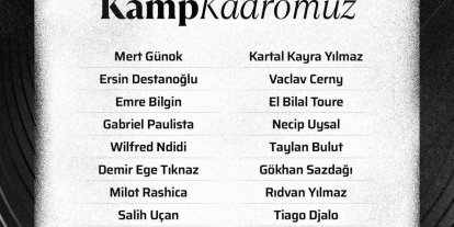 Beşiktaş’ın, Trabzonspor maçı kamp kadrosu belli oldu