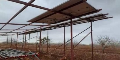 Şanlıurfa’da hırsızlar sisli havada güneş enerjisi panellerine dadandı