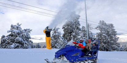Sarıkamış’ta suni karlama sistemleri test ediliyor